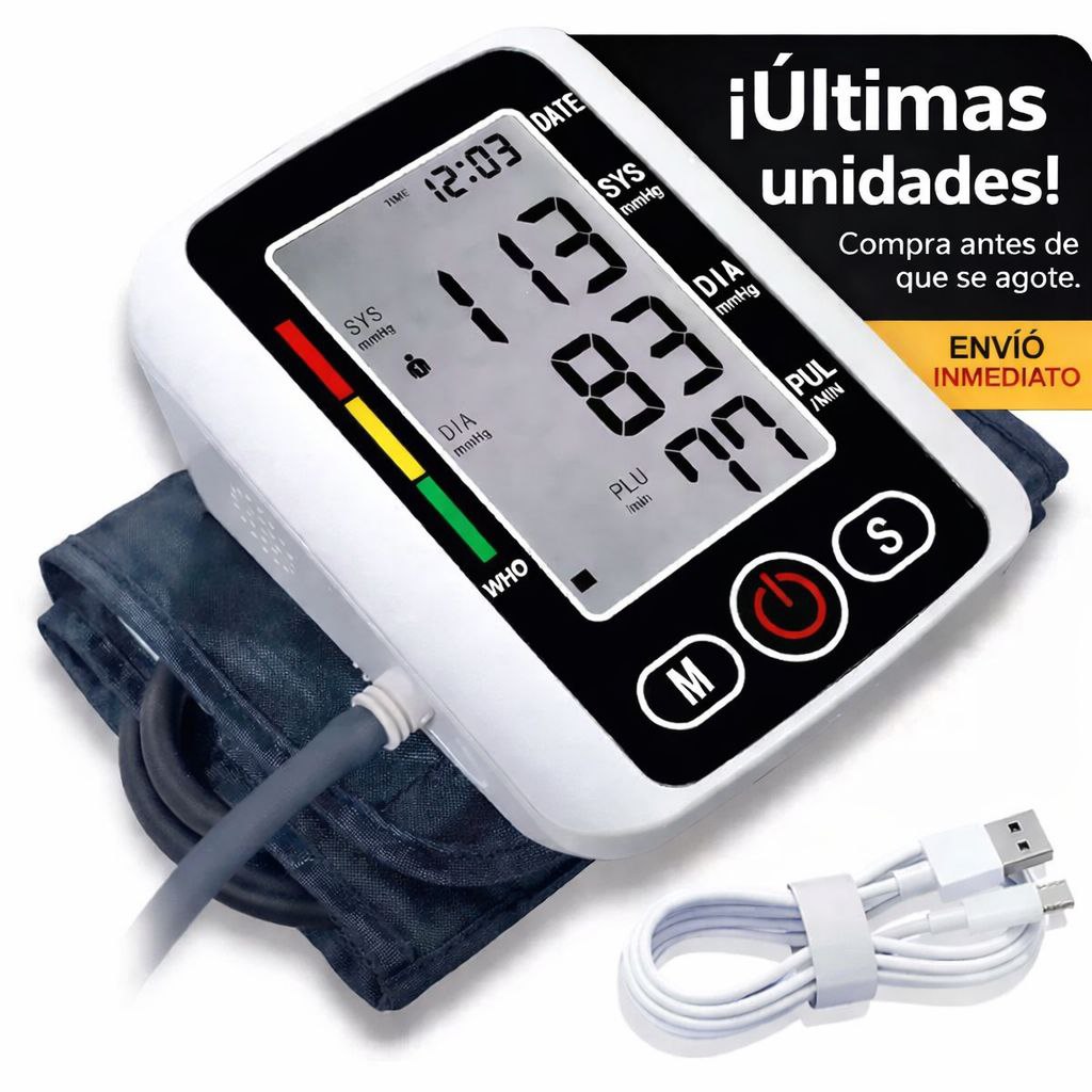 Tensiómetro de brazo digital