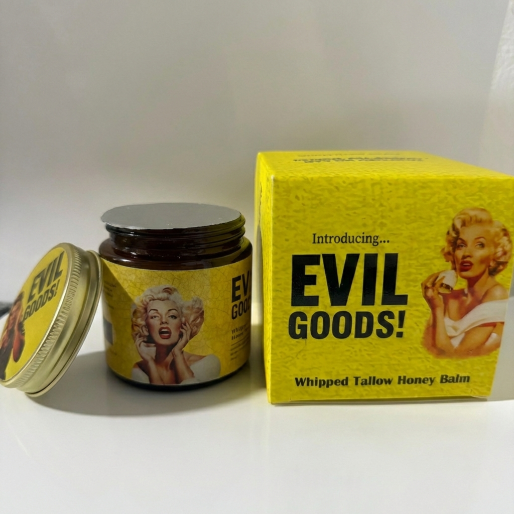 Evil Goods - Sebo de res facial y corporal que hidrata, repara.