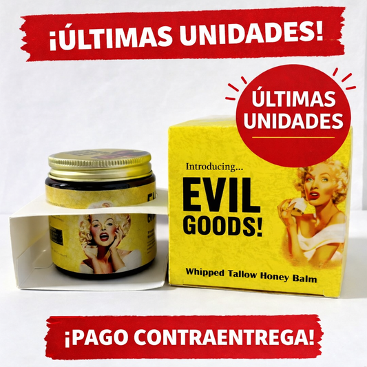 Evil Goods - Sebo de res facial y corporal que hidrata, repara.