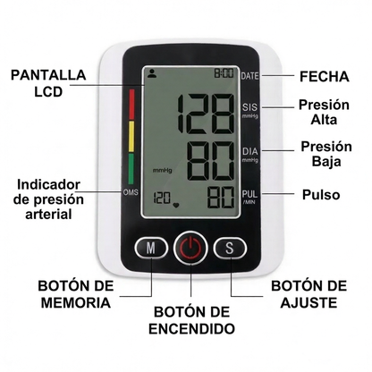 Tensiómetro de brazo digital