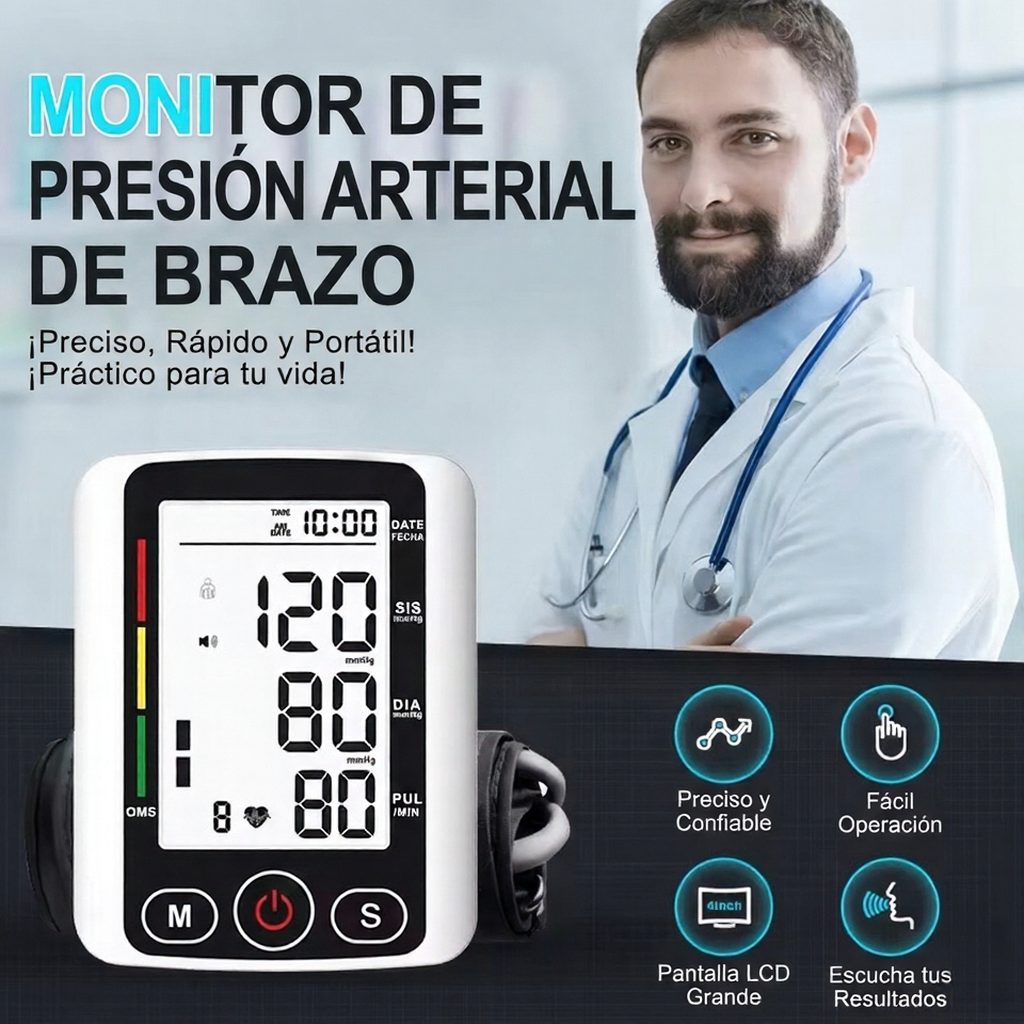 Tensiómetro de brazo digital